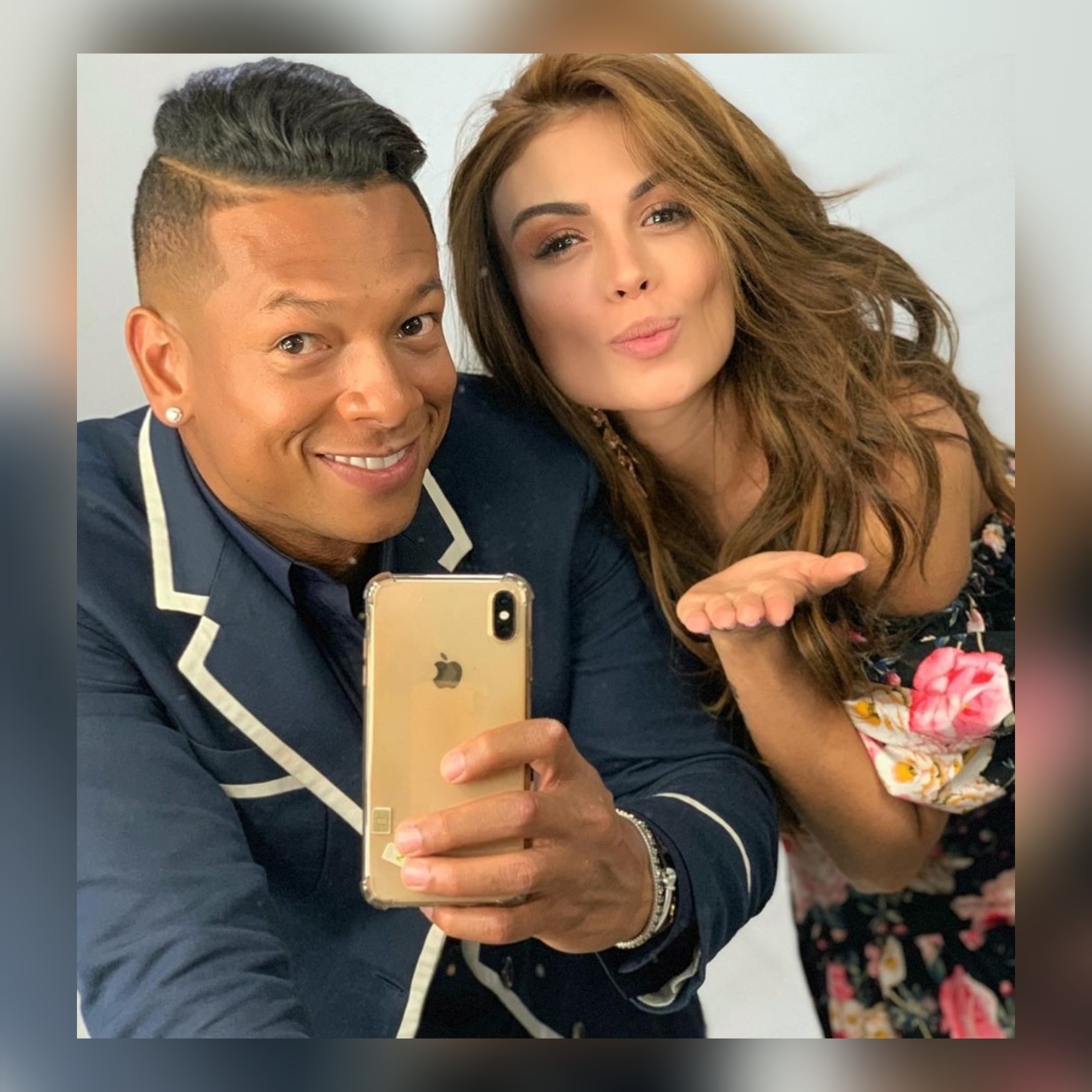 Fredy Guarín y Sara Uribe