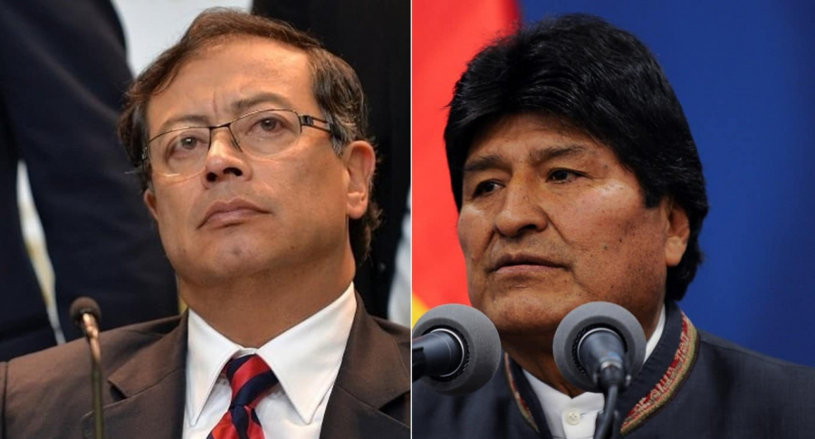 Petro y Evo Morales