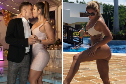 Mateus Uribe y Cindy Álvarez