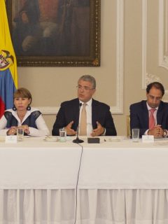 Duque, Alicia Arango y José Manuel Acevedo