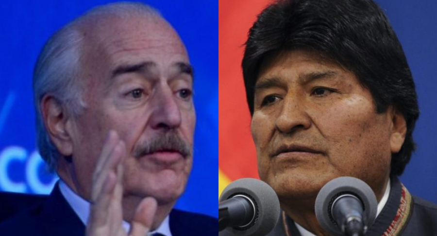 Andrés Pastrana y Evo Morales