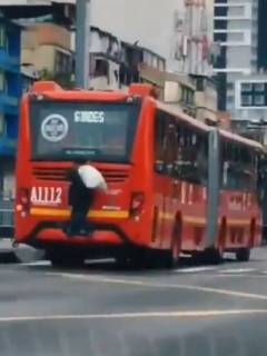 Indigente en Transmilenio