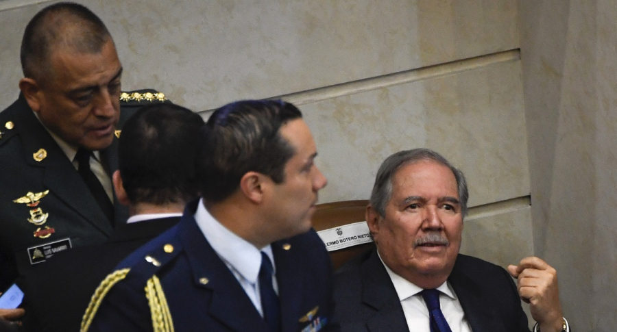 Guillermo Botero en el Congreso
