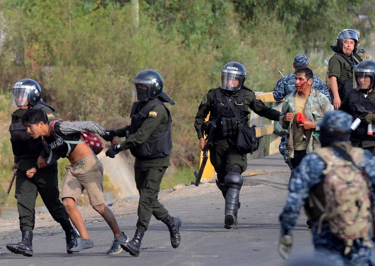 Protestas en Bolivia