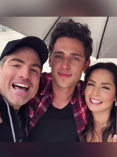 Roberto Manrique, Carlos Báez y Carmen Villalobos