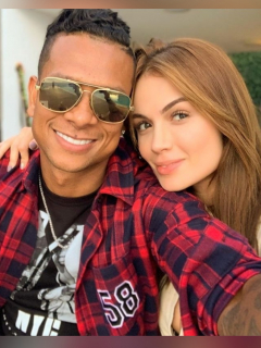 Fredy Guarín y Sara Uribe