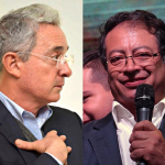 Álvaro Uribe y Gustavo Petro