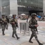 Soldados en Bogotá