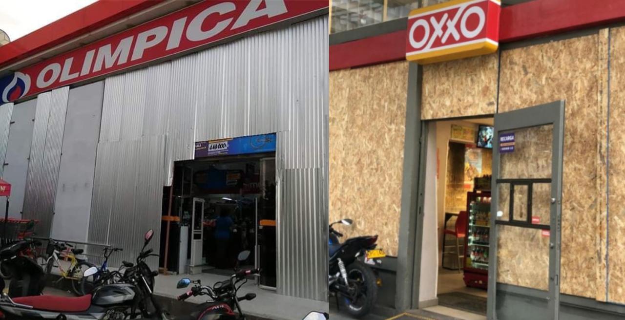 Supermercados blindados por paro