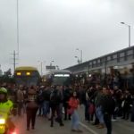 Estación de Ttransmilenio.