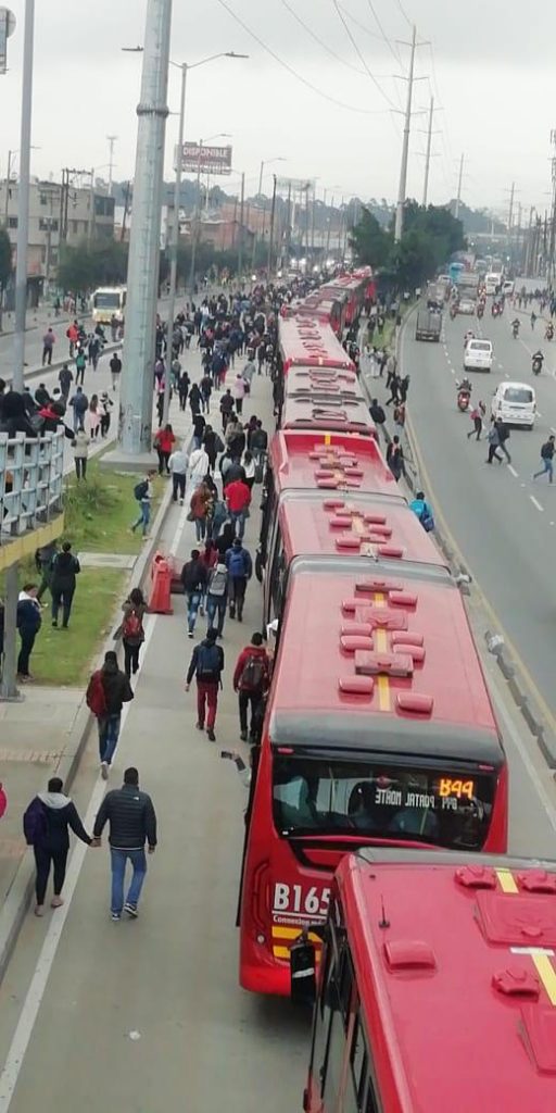 Bloqueos Transmilenio Bloqueos Transmilenio