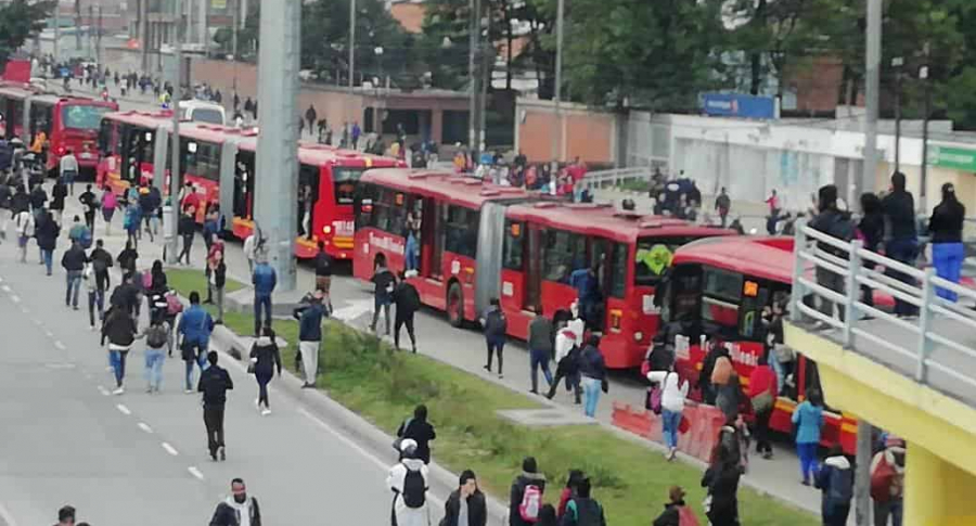 Bloqueos Transmilenio