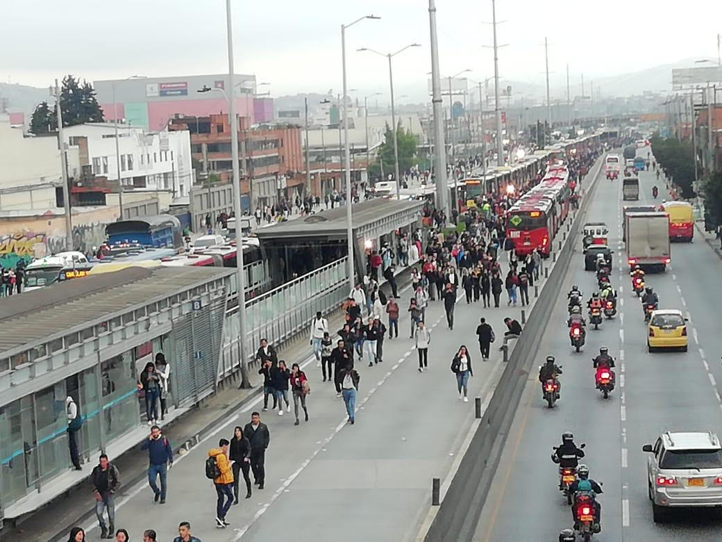 Bloqueos Transmilenio