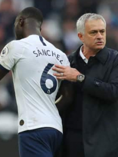 Davison Sánchez y José Mourinho
