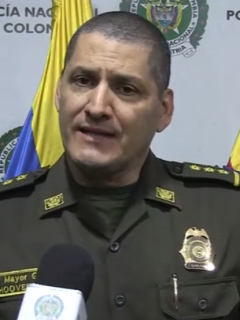General Hoover Penilla, comandante de la Policía Metropolitana de Bogotá.