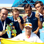 Bogotá oro en tenis por equipos.