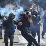 Encapuchados en manifestaciones