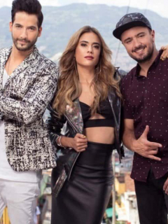 Carlos Torres, Carolina Ramírez y Andrés Sandoval, 'La reina del flow'