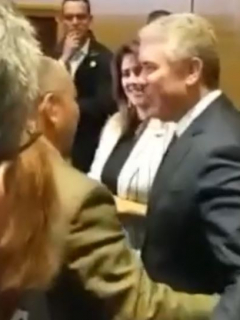 Papá Colmenares e Iván Duque