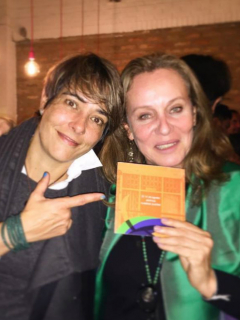 Katrin Nyfeler y Alejandra Borrero