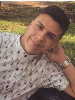Dilan Cruz y agente del Esmad