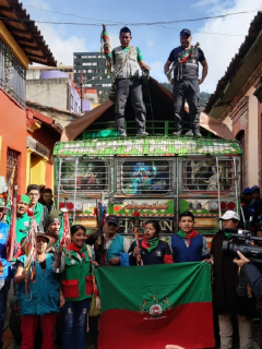 Indígenas en Bogotá