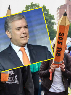 Iván Duque y manifestaciones de estudiantes