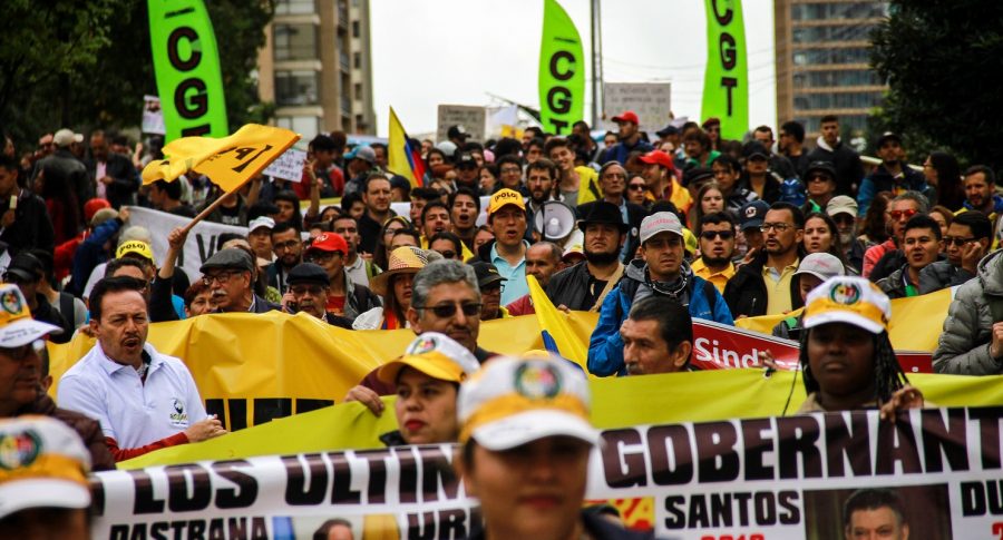 Marchas en Bogotá