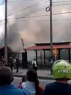 Emergencia por polvorería que explotó