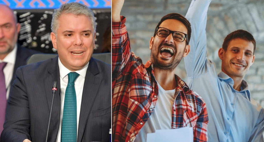 Iván Duque y j{ovenes