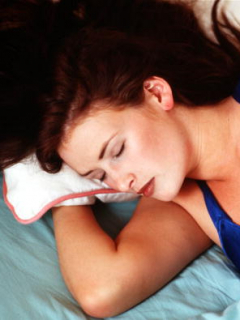 Mujer durmiendo