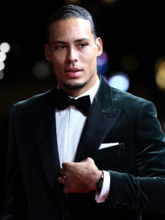 Van Dijk y Cristiano Ronaldo
