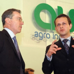 Álvaro Uribe Vélez y Andrés Felipe Arias