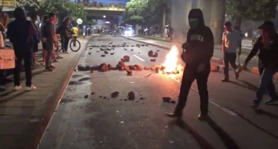Disturbios en Bucaramanga.