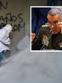Encapuchados en las marchas