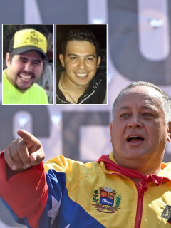 Efraín Campo Flores, Francisco Flores, Diosdado Cabello y Nicolás Maduro