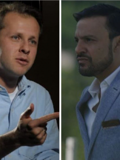 Andrés Felipe Arias y Julián Román