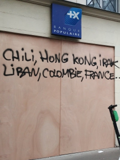 Colombia en protestas de Francia.