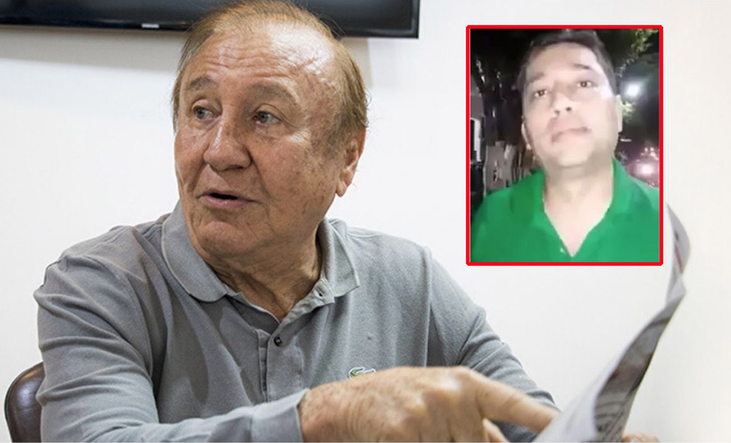 Rodolfo Hernández, exalcalde de Bucaramanga, e hijo.