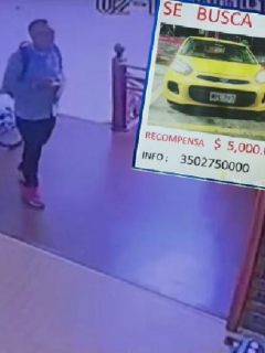 Roban taxi en Bogotá