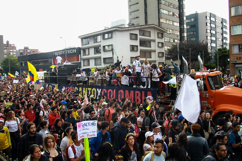 'Un canto x Colombia' en Bogotá.
