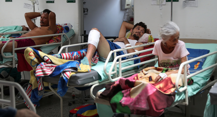 Venezolanos en hospital de Cúcuta