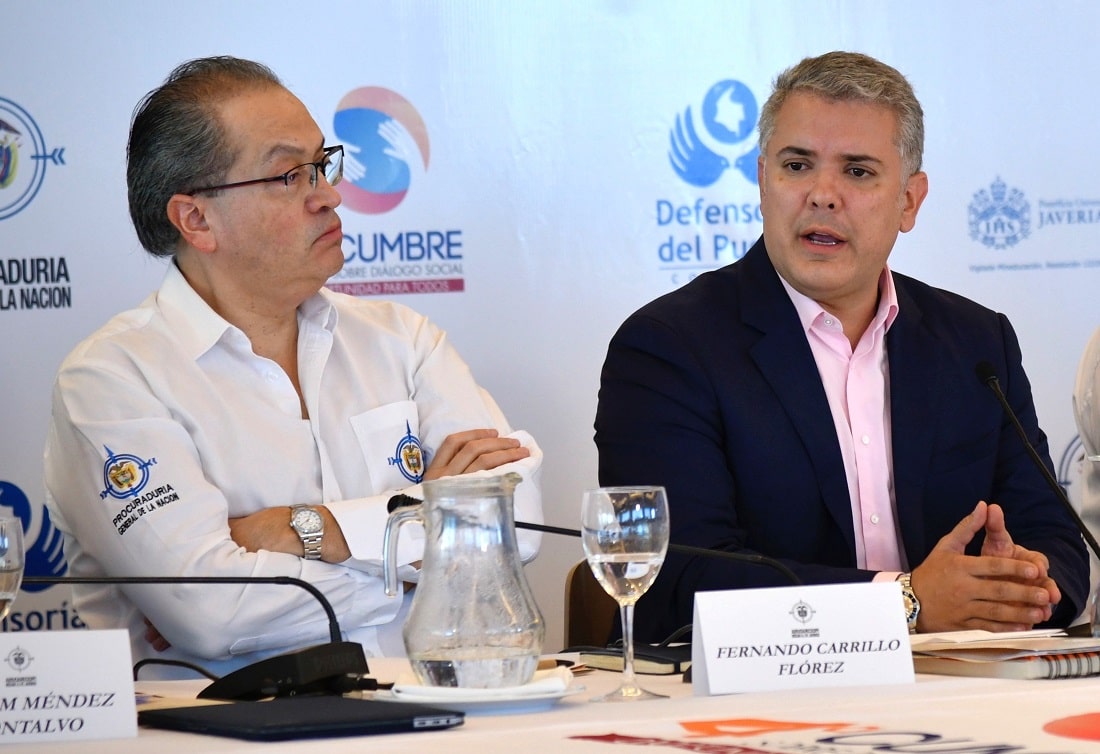 Fernando Carrillo e Iván Duque