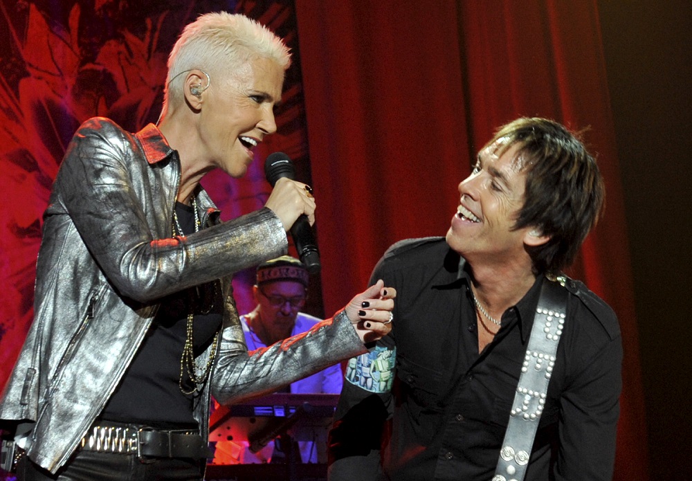 Marie Fredriksson y Per Gessle, de Roxette.