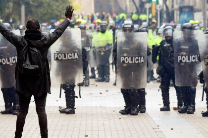 Policía en Bogotá