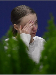 Greta Thunberg y Notre Dame