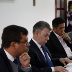 Juan Manuel Santos ante el CNE
