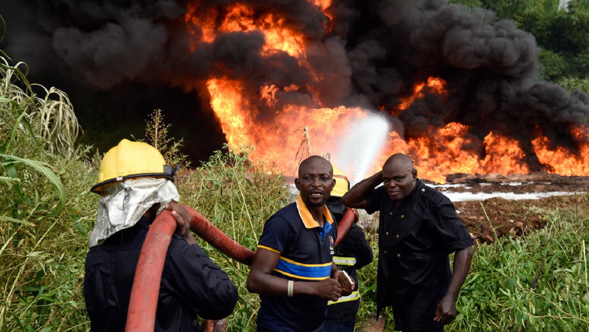 Incendio en Nigeria