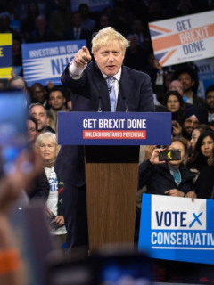 Boris Johnson, primer ministro promotor del 'brexit'