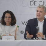 Nancy Patricia Gutiérrez e Iván Duque